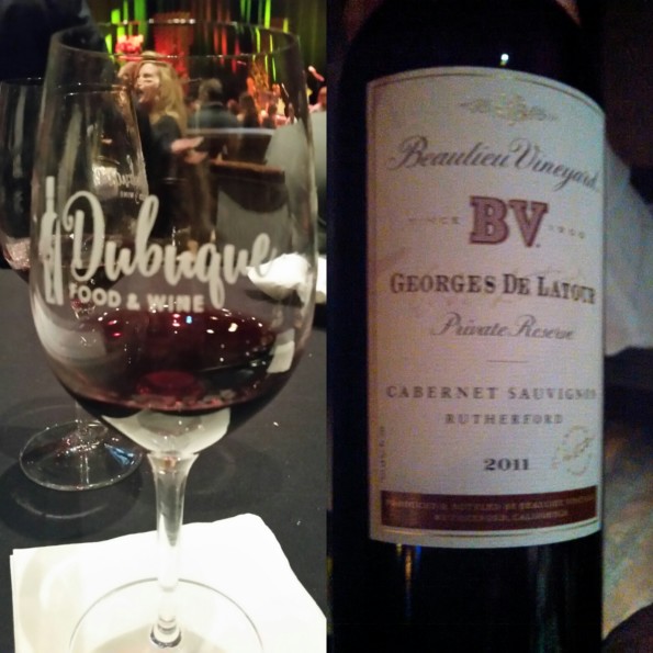 Our Favorite Wine of the Evening - George de Latour Beaulieu Cab