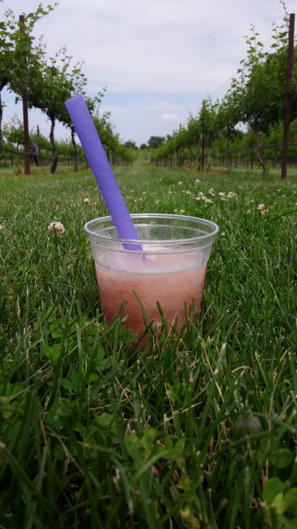 KC Wine Co. Peach Wine Slushie